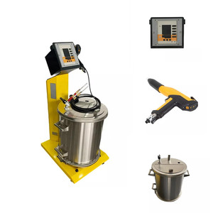 Ensemble d'équipements de <span class=keywords><strong>peinture</strong></span> en poudre industrielle personnalisée Changhe, acier, contrôlé par PLC, pistolet de pulvérisation pour <span class=keywords><strong>jantes</strong></span> en alliage, <span class=keywords><strong>four</strong></span> de séchage - Product Image 2