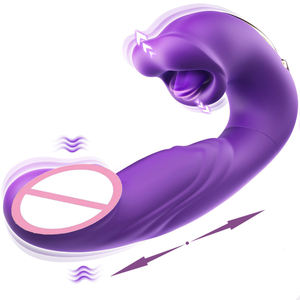 ألعاب جنسية فموية رائجة 3 في 1 هزاز نقطة جي للنساء مع وظيفة اللعق والمداعبة للمتعة المكثفة - Product Image 2