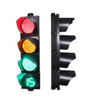 Feux de signalisation LED 200mm 400mm 300mm, flèches rouges, vertes, jaunes pour croisements, alimentés par énergie solaire et réseau, en matériau PC de qualité ingénierie