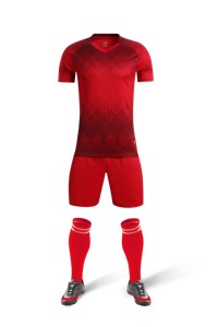 Maillots de football 100% polyester personnalisés pour adultes et enfants Kit d'entraînement au design sublimé pour style de club d'équipe - Product Image 4