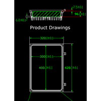 Boîtier en aluminium moulé sous pression IP67 IK10 447x357x171mm pour amplificateur télécom 130W, station de base 4G 5G, boîte de dissipation thermique