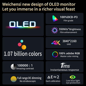 13.3 इंच 4k OLED टच स्क्रीन विरोधी नीले प्रकाश स्विच लैपटॉप खेल फोन डिस्प्ले स्क्रीन भरनेवाला पोर्टेबल मॉनिटर - Product Image 2
