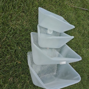 Seau carré pliable en plastique souple de haute qualité 5L 10L 20L, durable, léger, industriel, en métasequoia - Product Image 1