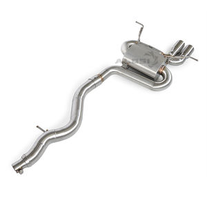 Système d'échappement haute performance pour BMW 116i <span class=keywords><strong>120i</strong></span> 2.0E87 2004-2011 Acier inoxydable Catback Tuyau d'échappement - Product Image 1