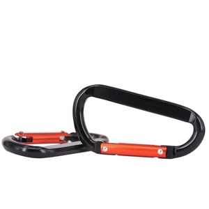 Oem/ODM 80*40Mm 8 D Hình Nhôm Hợp Kim Kim Loại Phẳng Mùa Xuân Đôi Đinh Tán <span class=keywords><strong>Clip</strong></span> Keychain Carabiner Mùa Xuân Móc Cho Khai Thác Mỏ - Product Image 5