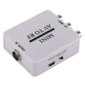 Modulateur AV vers RF à 3/<span class=keywords><strong>4</strong></span> canaux, <span class=keywords><strong>convertisseur</strong></span> RCA composite vers coaxial RF pour jeux rétro, VHS, magnétoscope, DVD vers téléviseur analogique ancien - Product Image 1