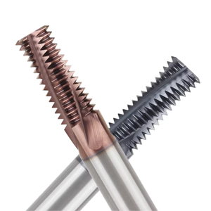 Bibo Full-teeth Thread Milling Cutter Steel M1.2 M1.6 M2 M2.5 M3 M4 M5 M6 Endmill for Steel/aluminum Cutting Full Tooth Spiral - Product Image 3