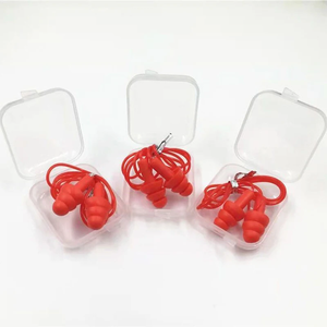 Geräuschunterdrückende Silikon-Ohrstöpsel Komfortable Silikon-Ohrstöpsel 1 Paar Box NRR 29dB für Schwimmen Erwachsene Ohrstöpsel Wasser Dusche - Product Image 5
