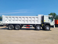 Camion à benne basculante Sinotruk Howo 8x4 d'occasion en bon état, camion à benne basculante à 12 roues, prix en Chine à vendre