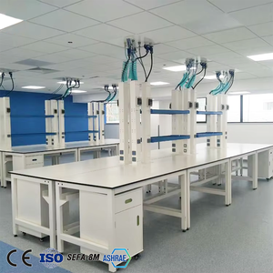 Tavolo da lavoro laboratorio di chimica con armadio, - Product Image 3