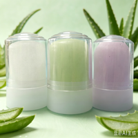 OEM 20g/40g/60g/100g/120g Natürlicher Alaunstein & Kristallmineral Unisex 0% Alkohol Deodorant Stick