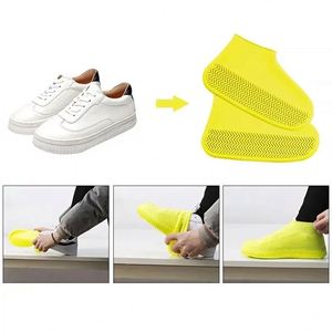 Surchaussures de pluie en silicone imperméables pour usage extérieur – Couvre-chaussures réutilisables antidérapants pour jours de pluie - Product Image 6