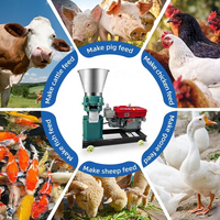 Nouvelle machine à granulés d'aliments pour animaux Diesel, capacité 90-150 kg/h, 220V/380V, haute productivité, utilisation hors réseau, pour ferme agricole, modèle Emperor