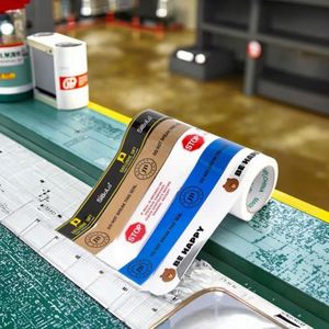Acrylic <strong>Adhesive</strong> Clear Fragile <strong>BOPP</strong> Packing <strong>Tape</strong> Printed Shipping Logo Single 48mm Pressure Sensitive Masking <strong>Tape</strong> Easy to Tear - Product Image 1