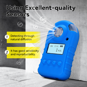 Detector de Gas Portátil BH-90 (CO2/EX/Tóxico) de Alta Precisión con Alarma de Luz/Sonido/Vibración, Acero Inoxidable, Modelo BH-90 H - Product Image 5