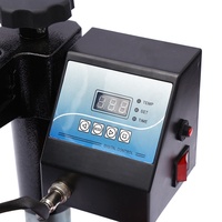 Machine de presse à chaud pneumatique compacte 110V/220V pour le marquage de logos sur chaussures en cuir, stylo de marquage à chaud