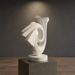 Modern Marble Statue Abstract <b>Stone</b> Sculpture Handmade Art Decor for Garden Lobby Villa - Product Image 2