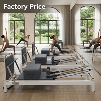 Machine de Pilates Reformer Portable en Aluminium pour la Maison – Équipement de Fitness pour Femmes, Entraînement de Force – Lit de Pilates Reformer – Direct Usine