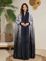 Abaya élégante OEM 2026 – Vêtement islamique grande taille, longue veste, robe de soirée plissée Miyake pour femme, modeste, Ramadan, trench ouvert