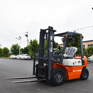 2トン産業材料輸送フォークリフトクイックレスポンス油圧システムとバックミラーセットアップディーゼルフォークリフト - Product Image 5