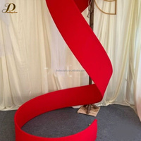 JINDA Plaque décorative de mariage en tissu élastique modulable, à courbes, ondes, arcs et spirales, pour plafond, accessoires de décoration de mariage