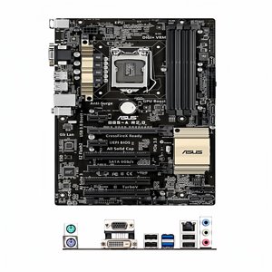 Cheap for 4th Gen B85 ATX Motherboard <b>With</b> 4 RAM Slots I7/I5/I3 LGA1150 PCIe3.0 USB3.0 Dual DDR3 32G Desktop 4th Gen - Product Image 4