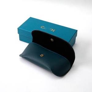 <span class=keywords><strong>Estuche</strong></span> <span class=keywords><strong>para</strong></span> Gafas de Sol Portátil y Elegante con Cierre Magnético, Cubierta Superior e Inferior de Tela Suave <span class=keywords><strong>para</strong></span> Guardar Gafas - Product Image 3