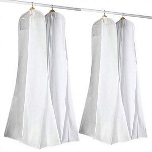 Sacs de rangement pour robes longues de haute qualité, élégants, durables, en matériau PP non tissé, écologiques, économiques, avec fermetures éclair pour le rangement - Product Image 1