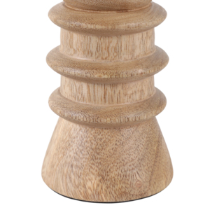 Portacandele in legno naturale, rustico, per centrotavola, decorazioni per matrimoni, tavolo da caffè - Product Image 5