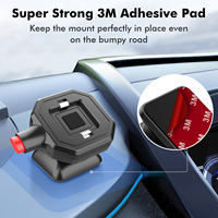 Nouveau support de téléphone portable universel magnétique rotatif à 360 degrés, anti-chute, étanche, pour tableau de bord de voiture, 3,5 à 7,2 pouces