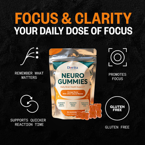 Gomitas para el Cerebro de Marca Privada para la Memoria y la Concentración, Fórmula Vegana Sin Azúcar, Calidad de Exportación, Nuevo en el Mercado, OEM - Product Image 3