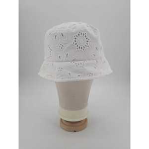 หมวกบักเก็ตลูกไม้สีขาว M สไตล์ลำลอง - Product Image 2