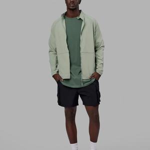 Veste pour homme de haute qualité, fabrication OEM, logo et tissu personnalisés, fermeture éclair, vêtements de rue pour homme - Product Image 5