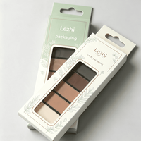 Boîtes d'emballage en papier pour fards à paupières individuels avec logo personnalisé professionnel, palettes de maquillage pour cosmétiques