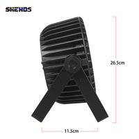 Alliage d'aluminium LED Flat Par 18x12W RGBW 4in1 DMX512 pour Discos Party Stage Wedding Concert Theater Effect Lighting