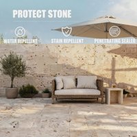 Scellant pour travertin Mfr, résistant aux taches, anti-efflorescence, respirant, transparent pour sols, murs et comptoirs WH6984