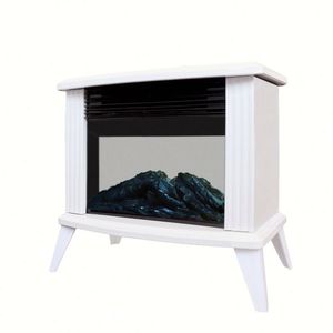 <span class=keywords><strong>Cheminée</strong></span> électrique verticale 3D à flamme réelle 1500W, <span class=keywords><strong>prix</strong></span> usine, sur pied, avec table TV intégrée, en verre blanc, modèle 2025 – Promotion - Product Image 4