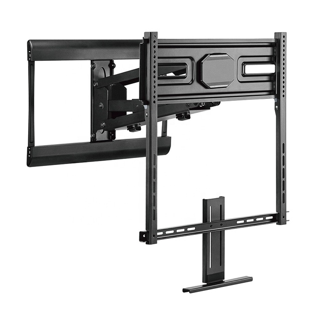 43"-70" Premium Large Tilting Spring Assisted Pull Down Swivel TV Bracket Fireplace Mantel TV Wall Mount