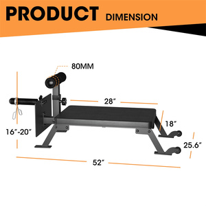 Máquina de Gimnasio para el Hogar, Banco de Ejercicios para Glúteos y Estiramiento de Isquiotibiales, Banco de <span class=keywords><strong>Curl</strong></span> Nórdico - Product Image 4