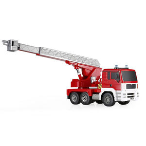 Camión de <span class=keywords><strong>Bomberos</strong></span> RC Double E E517-003 con Escalera Aérea, Escala 1/20, con Efectos de Sonido y Luz, Juguete de <span class=keywords><strong>Control</strong></span> Remoto para Niños - Product Image 2