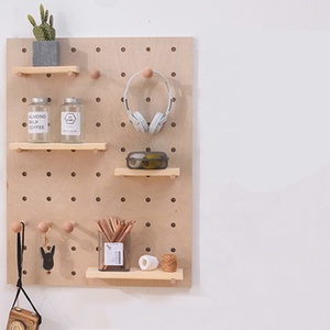 Kit combiné <span class=keywords><strong>de</strong></span> panneaux perforés modulaires pour organisation murale avec accessoires personnalisés - Product Image 5