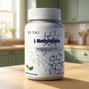 Cápsulas de Ácido Fólico Vegetarianas 100% Naturales OEM/ODM - Suplemento Diario Más Vendido para Mujeres Adultas - Product Image 1