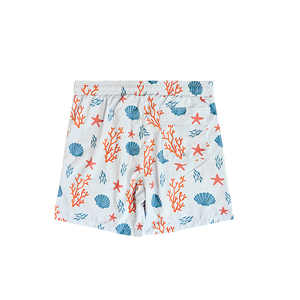 맞춤형 친환경 재활용 원단 플러스 사이즈 스트라이프 인쇄 통기성 빠른 건조 남성 수영 트렁크 반바지 - Product Image 5