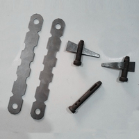 Accessoires de coffrage métallique ajustables de précision sur mesure : attaches plates et clips à coin pour la construction