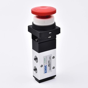 Vanne mécanique XINDE JMJ 1/4 po à bouton-poussoir, type à rouleau, vanne de commande pneumatique pour gaz à température normale - Product Image 2
