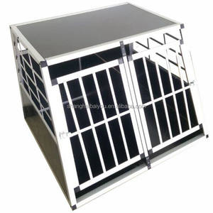 Grande <span class=keywords><strong>Cage</strong></span> pour chien de haute qualité avec double porte en métal Animal de compagnie Maison pour chien avec plateau en plastique séparé pour les grandes races - Product Image 4
