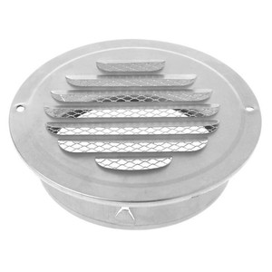 4 אינץ נירוסטה תריסי גריל כיסוי vent הוד קיר אוויר vent עם לטוס מסך רשת - Product Image 1