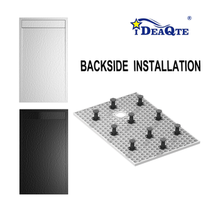 Ideaqte <span class=keywords><strong>Espagne</strong></span> Italie Royaume-Uni Bases de douche en résine de pierre Plateaux de douche en granit artificiel - Product Image 3