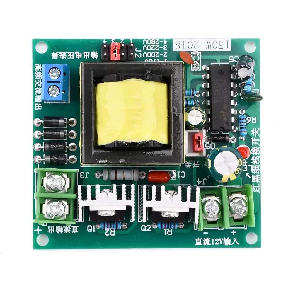 Shenzhen Custom PCBA Board Assembly produttore 150W DC12V a AC110V/220V piccola scheda Boost Inverter per uso elettrodomestico