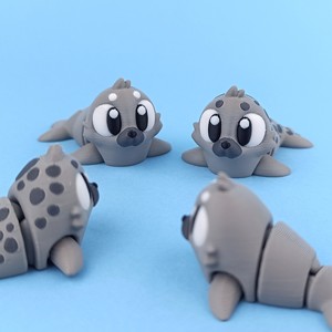 Explosions transfrontalières : Ornements articulés imprimés en 3D en PLA, version mini Q, animaux, pour les 14 ans et plus - Product Image 5